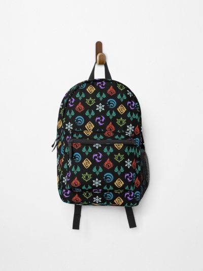 Genshin Impact All Elements Backpack Official Anime Backpack Merch