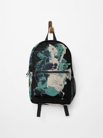 Howl'S Moving Castle  Sticker Backpack Official Anime Backpack Merch