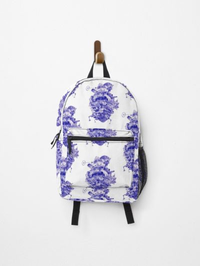 Howl'S Moving Castle In Blue Backpack Official Anime Backpack Merch