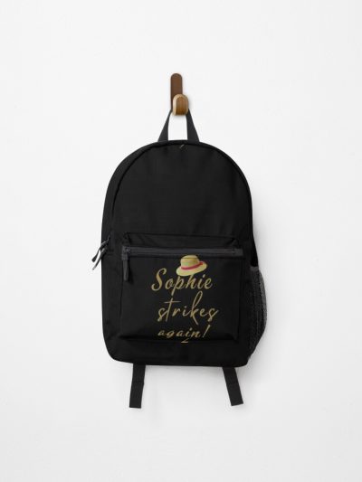 Sophie Strikes Again Howl'S Moving Castle Gold Hat Lightning Backpack Official Anime Backpack Merch