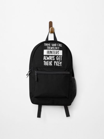 Hunters Always Get Their Prey (White) Backpack Official Anime Backpack Merch