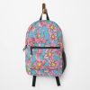 Jojo Floral Pattern Backpack Official Anime Backpack Merch