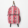 Street Boy Anime Red Warrior Jojos Samurai Bizarre Adventure Backpack Official Anime Backpack Merch