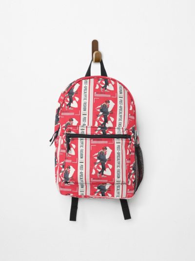 Street Boy Anime Red Warrior Jojos Samurai Bizarre Adventure Backpack Official Anime Backpack Merch