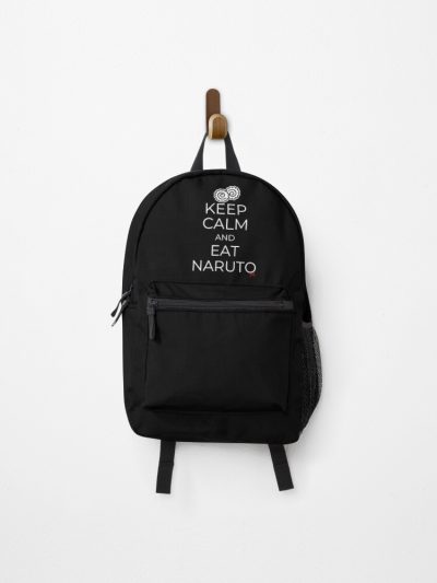 Keep Calm And Eat Naruto (Dark Version) Backpack Official Anime Backpack Merch