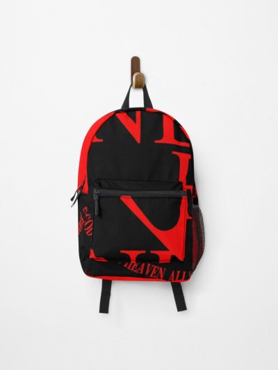 Nerv Logo, Neon Genesis Evangelion Backpack Official Anime Backpack Merch