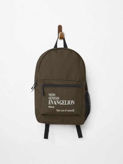 Neon Genesis Evangelion Take Care Of Yourself Backpack Official Anime Backpack Merch