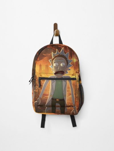 Rick And Morty Animation 8 Backpack Official Anime Backpack Merch