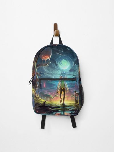 Rick And Morty 4 Backpack Official Anime Backpack Merch