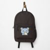 Blueberry Blue Rilakkuma Eating Bread Peeker Backpack Official Anime Backpack Merch