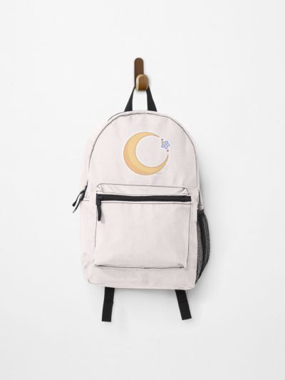 Sailor Moon Aesthetic Moon And Star Logo Design Backpack Official Anime Backpack Merch