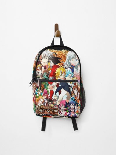 Seven Deadly Sins Poster Backpack Official Anime Backpack Merch