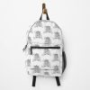 Spirited Away Bathhouse But A Simple Line Drawing Backpack Official Anime Backpack Merch