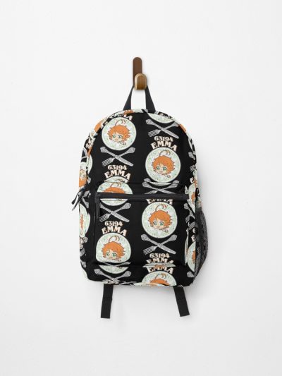 The Promised Neverland Emma Chibi (Grunge Style) Backpack Official Anime Backpack Merch