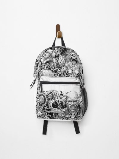Attack On Titan Graphic Design Backpack Official Anime Backpack Merch