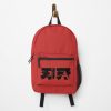 Baki Cool Black Calligraphy / Typography / Japanese Letters / Baki Hanma The Grappler Season 1 2 3 Anime And Manga Characters Pickle Backpack Official Anime Backpack Merch