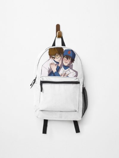 Sawamura Eijun X Miyuki Kazuya, Ace Of Diamond Fanart Backpack Official Anime Backpack Merch