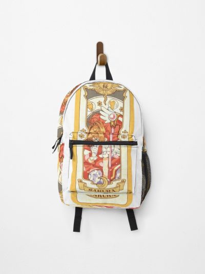 Sakura Kinomoto Card - Cardcaptor Sakura Sticker Backpack Official Anime Backpack Merch