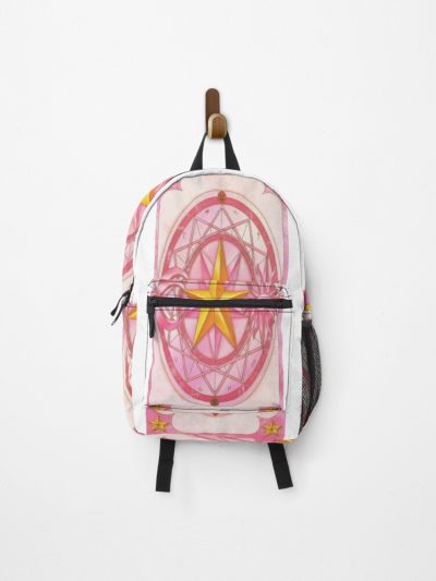 Sakura Card Design - Cardcaptor Sakura Greeting Card Backpack Official Anime Backpack Merch