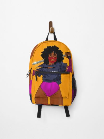 Cute Afro Samurai Digital Painting Backpack Official Anime Backpack Merch