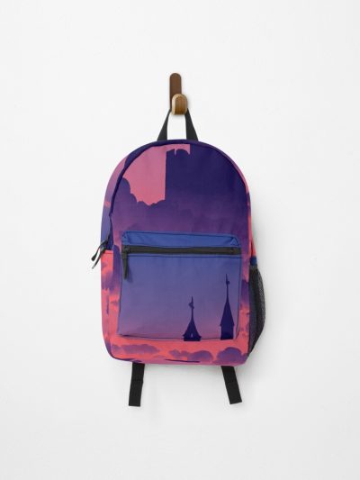 Castle In The Sky, Beautiful Painting Backpack Official Anime Backpack Merch