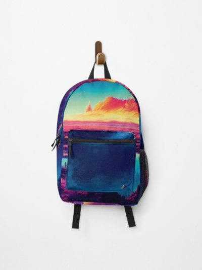 A Painting Of A Castle In The Sky Backpack Official Anime Backpack Merch