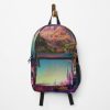 A Painting Of A Castle In The Sky Backpack Official Anime Backpack Merch