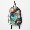 Castle In The Sky In Oils Backpack Official Anime Backpack Merch