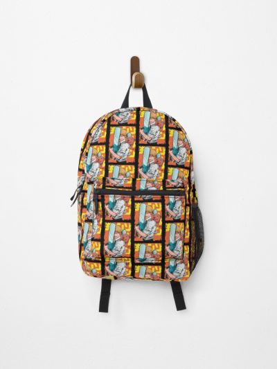 Chainsaw Man Vintage Backpack Official Anime Backpack Merch