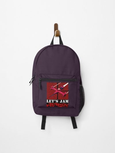 Cowboy Bebop Retro Vintage Anime Lets Jam Backpack Official Anime Backpack Merch