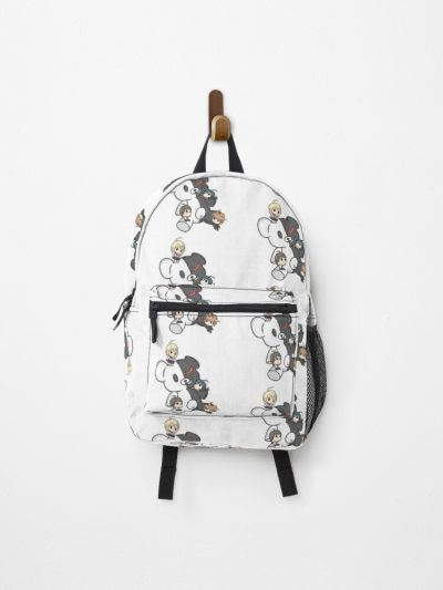 Danganronpa Protagonist And Monokuma Chibi Backpack Official Anime Backpack Merch