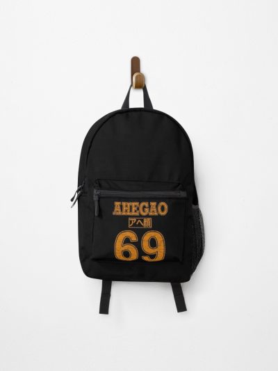 Ahegao 69,  Anime Text, Typography, Kawaii, Funny Anime, Aesthetic Anime Backpack Official Anime Backpack Merch