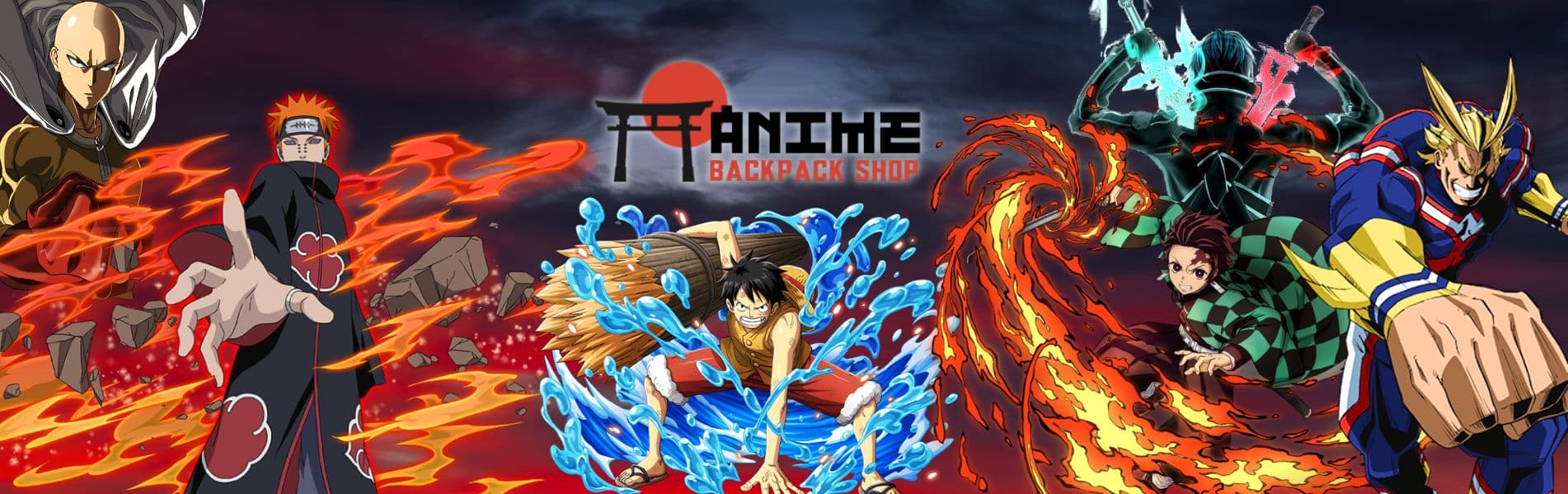Anime Backpack Shop Banner