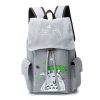 Cat Canvas Backpack Travel Schoolbag Large Capacity Rucksack Shoulder School Bag Mochila Escolar - Anime Backpack Shop