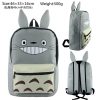 My Neighbor Totoro With Ears Smile Teeth Anime Cartoon Nylon Backpacks Messenger School Bag Rucksack 1 - Anime Backpack Shop