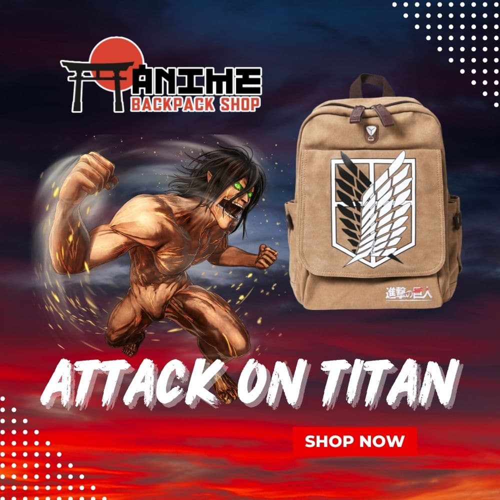 anime backpack shop attack on titan collection